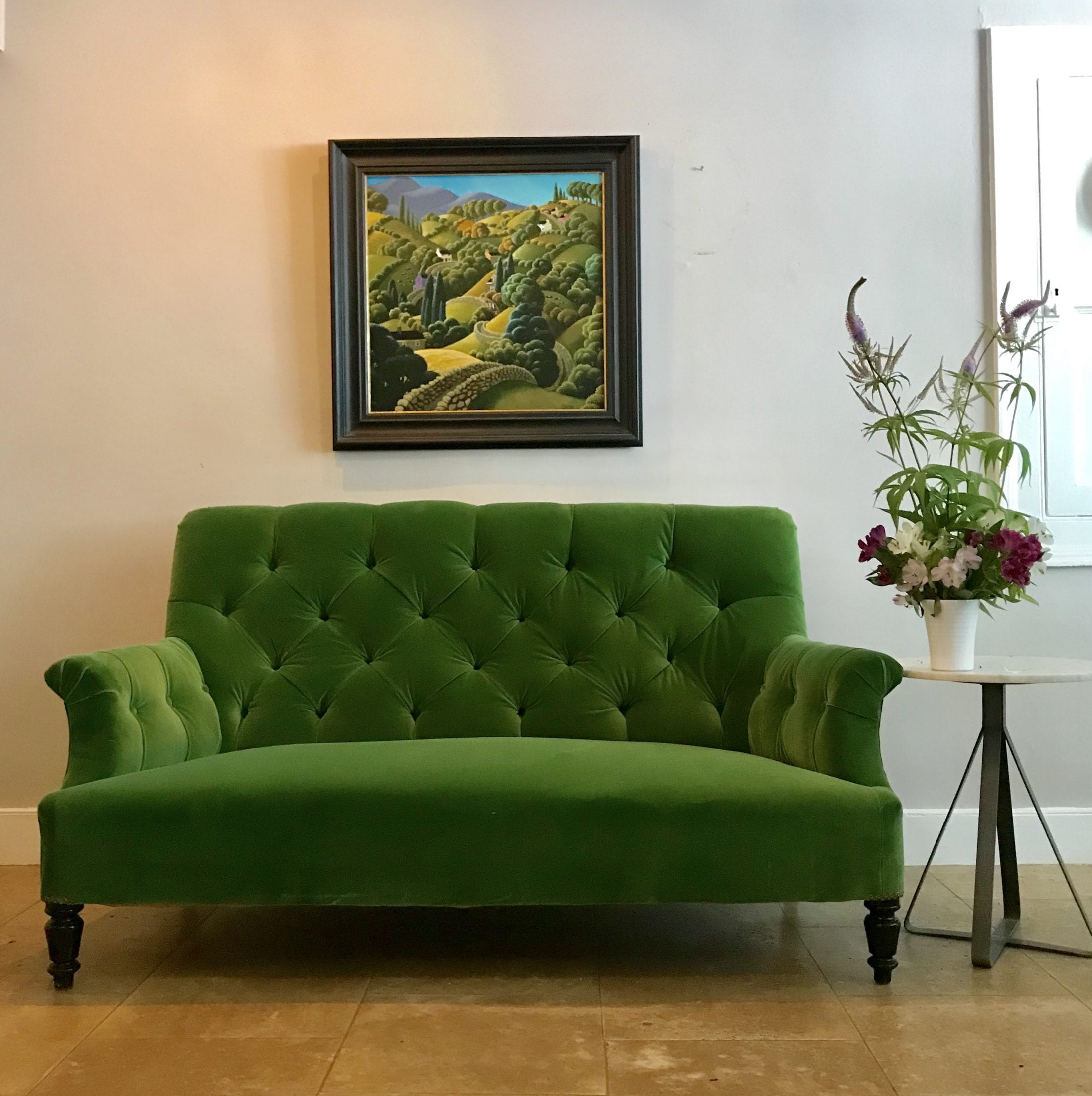 19th Century Deep Buttoned Sofa – Sold