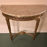 Marble Console Demi Lune table 6
