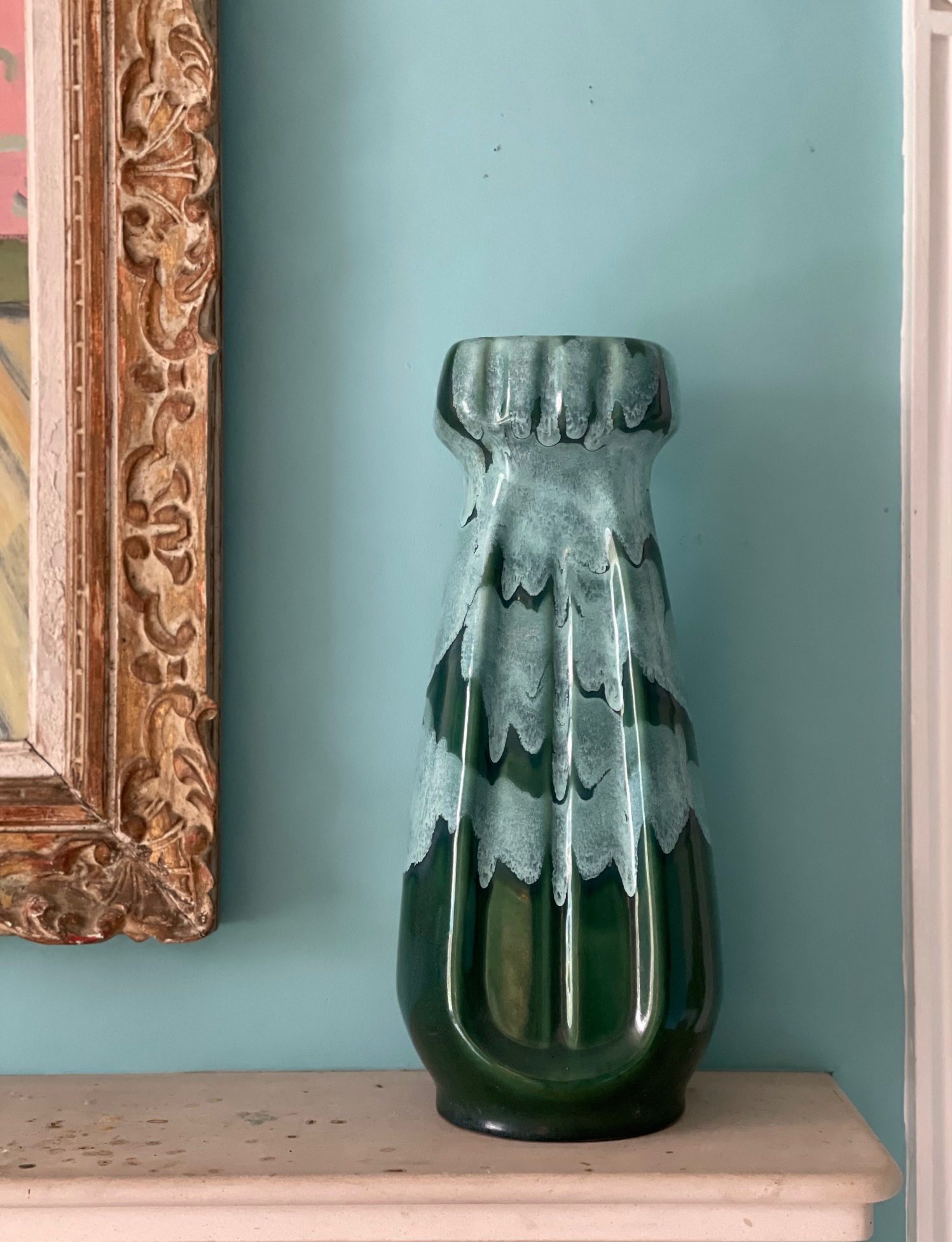 large green vase